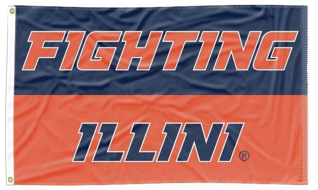 Illinois - Fighting Illini 3x5 Flag