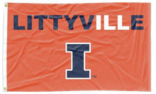 Load image into Gallery viewer, Illinois - Littyville I Orange 3x5 Flag
