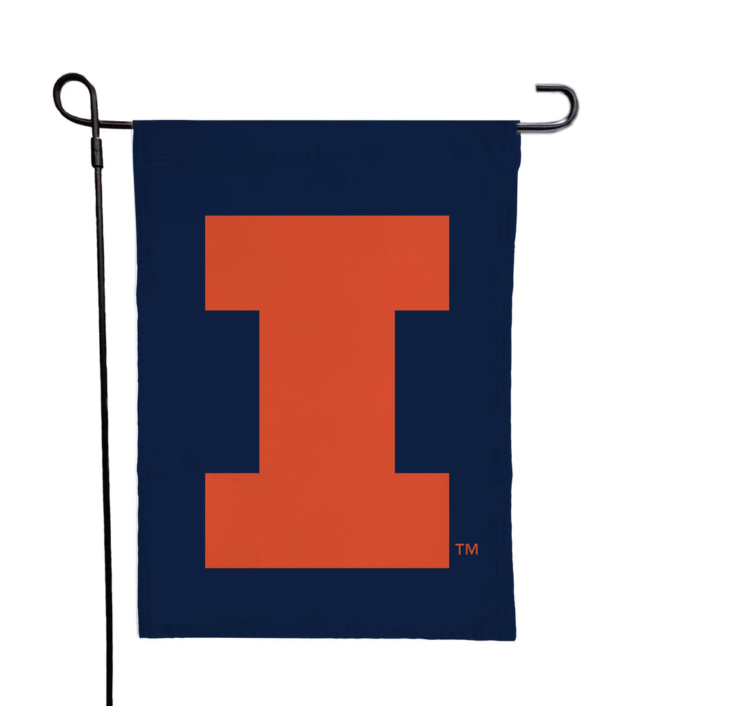 Illinois - Illini Blue Garden Flag