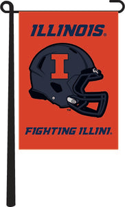 Illinois - Football Garden Flag