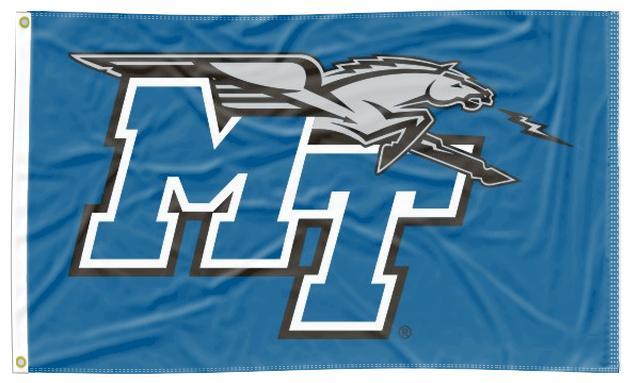 Middle Tennessee State - Blue Raiders Blue 3x5 Flag
