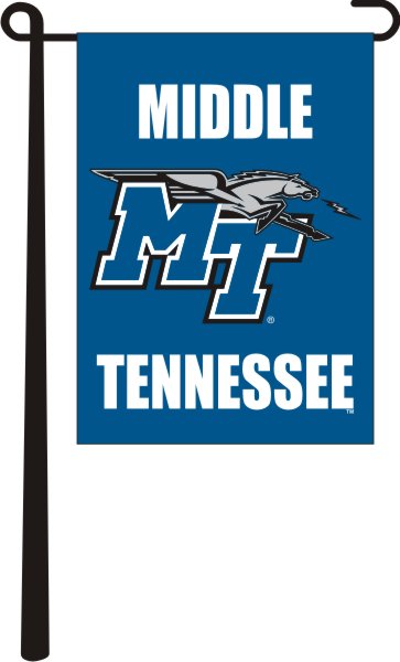 Middle Tennessee State - Blue Raiders Garden Flag