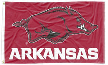 Load image into Gallery viewer, University of Arkansas - Razorbacks Red 3x5 Flag
