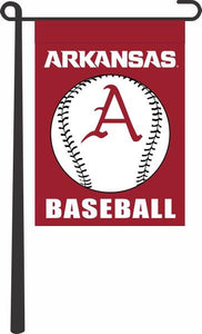 University of Arkansas - Baseball Garden Flag