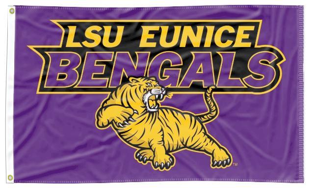 LSU Eunice - Bengals Purple 3x5 Flag
