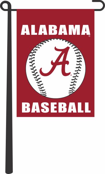 University of Alabama - Baseball Garden Flag