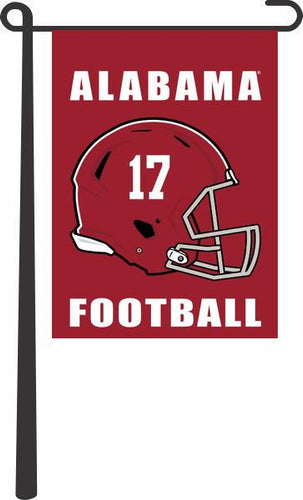 Red University of Alabama Football Garden Flag
