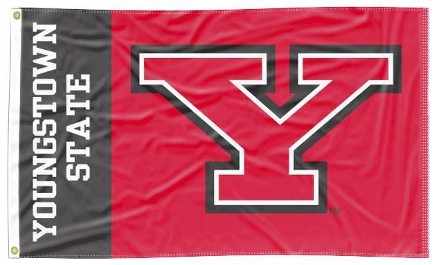 Youngstown State University - 2 Panel 3x5 Flag