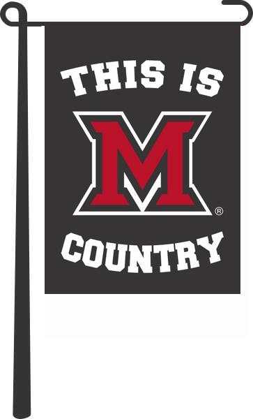 Miami University - This Is Miami University Country Garden Flag