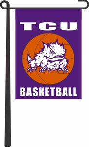 Texas Christian University (TCU) - Basketball Garden Flag