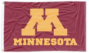 Minnesota - M Minnesota Maroon 3x5 Flag