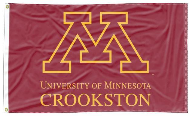 Minnesota - M Crookston 3x5 Flag