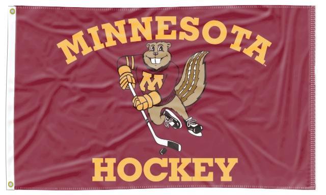 Minnesota - Hockey 3x5 Flag