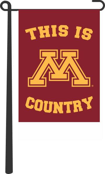 Minnesota - This is MInnesota Gophers Country Garden Flag