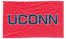 Load image into Gallery viewer, University of Connecticut (UCONN) - UCONN Red 3x5 Flag
