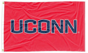 University of Connecticut (UCONN) - UCONN Red 3x5 Flag
