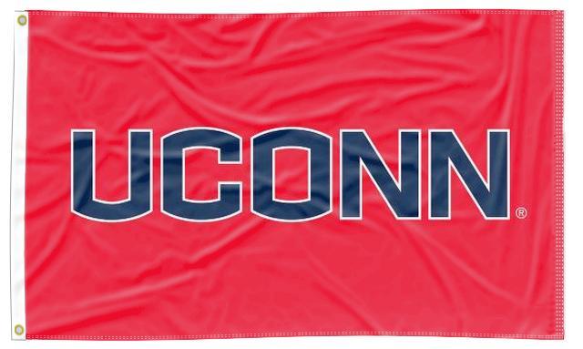 University of Connecticut (UCONN) - UCONN Red 3x5 Flag