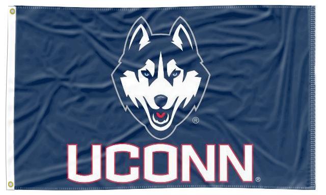 University of Connecticut (UCONN) - UCONN Huskie 3x5 Flag