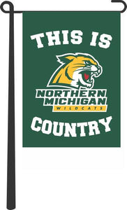 Northern Michigan University - This Is Northern Michigan Wildcats Country Garden Flag