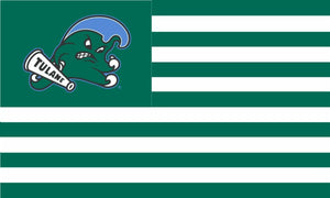 Tulane University - Green Wave National 3x5 Flag