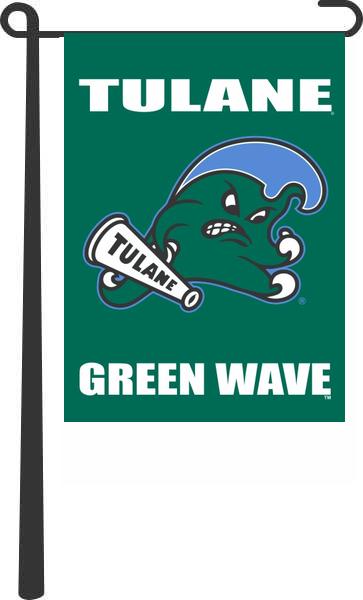 Tulane University - Green Wave Garden Flag