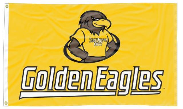 University of Southern Mississippi - Golden Eagle Gold 3x5 Flag