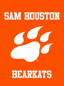 Sam Houston State - Paw Bearkats House Flag