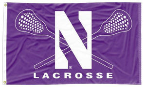 Northwestern University - Wildcats Lacrosse 3x5 Flag