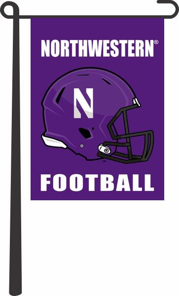 Northwestern University - Football Garden Flag