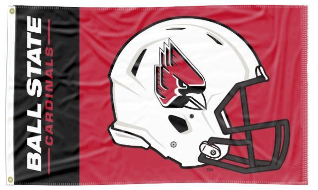Ball State University - Cardinals Football 3x5 Flag