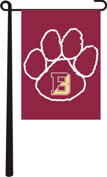 Bloomsburg University - Paw Garden Flag