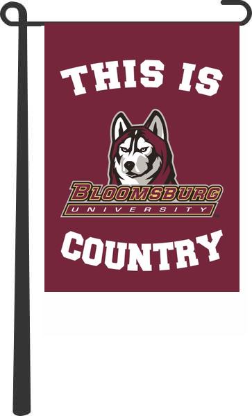 Bloomsburg University - This Is Bloomsburg University Country Garden Flag