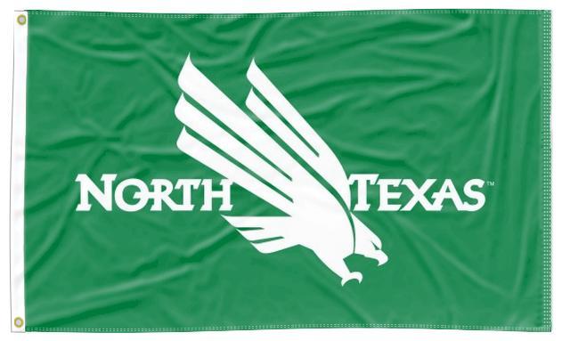 North Texas University - UNT Green 3x5 Flag
