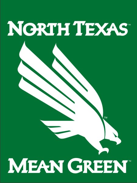 North Texas University - UNT Mean Green House Flag