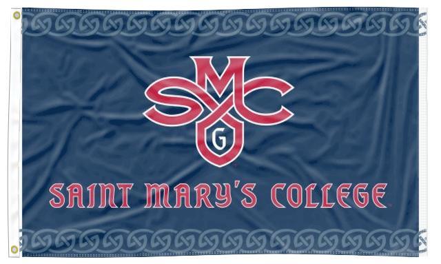 Saint Mary's College - SMC Blue 3x5 Flag