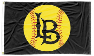 Long Beach - Softball 3x5 Flag