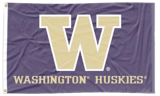 University of Washington - Huskies 3x5 Flag