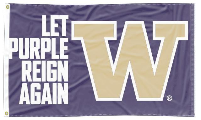 University of Washington - Let Purple Reign Again 3x5 Flag