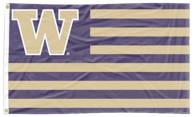 University of Washington - Huskies National 3x5 Flag