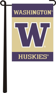 University of Washington - Huskies Purple & Gold Garden Flag
