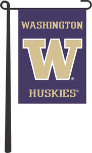 University of Washington - Huskies Purple Garden Flag
