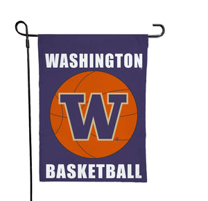 University of Washington - Huskies Basketball Garden Flag