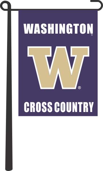 University of Washington - Cross Country Garden Flag