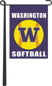 University of Washington - Softball Garden Flag