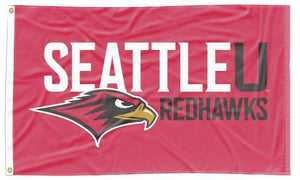 Seattle University - RedHawks Red 3x5 Flag