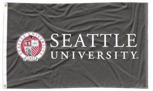 Seattle University - Seal Black 3x5 Flag