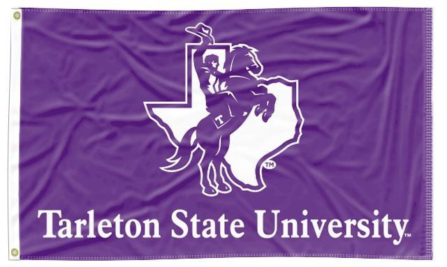 Tarleton State University - Texan Rider 3x5 Flag