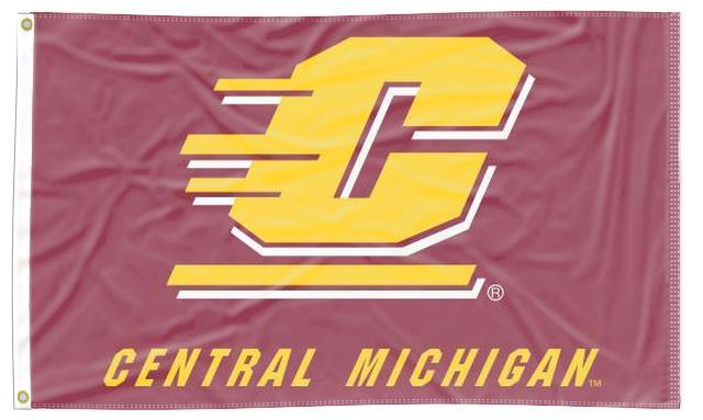Central Michigan University - C Maroon 3x5 Flag