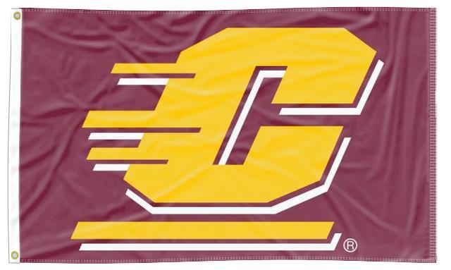 Central Michigan Chippewas University Flag - 3x5 Feet, Durable Polyester, Officially Licensed College Flag