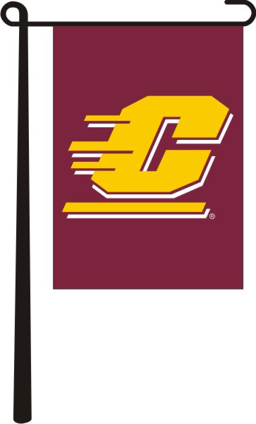 Central Michigan University - Chippewas Garden Flag